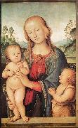 Pietro Perugino Madonna with Child and the Infant St John Sweden oil painting artist